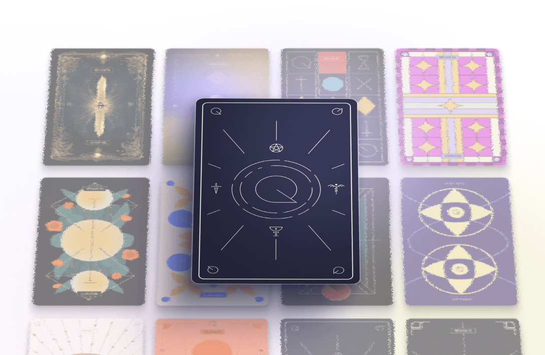 多款塔罗卡背设计，打造个性化占卜体验。